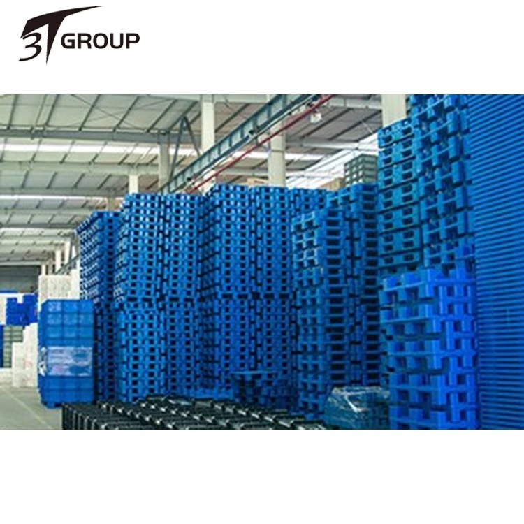 Cheap Warehouse Storage Euro Plastic Pallets with Steel Reinforce