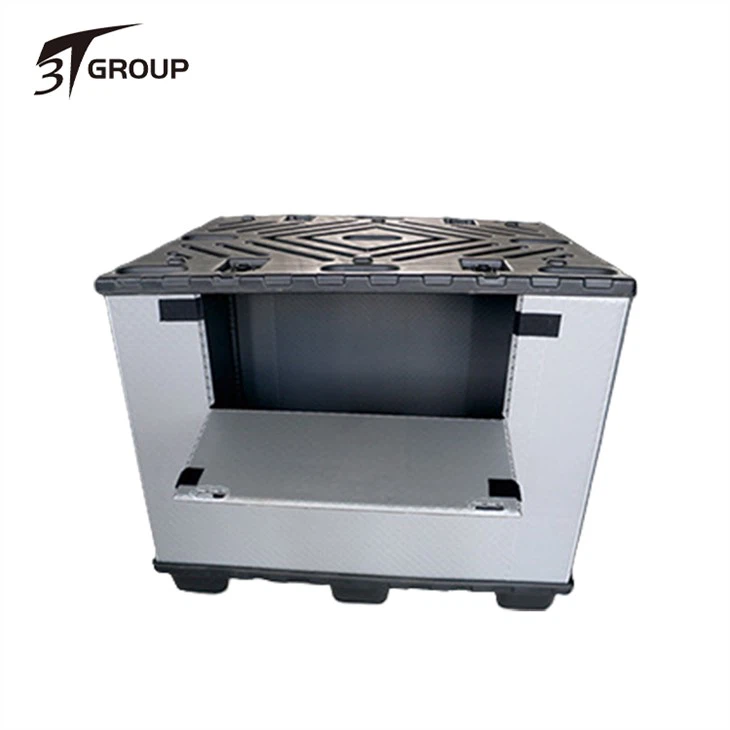 Plastic Pallet Box With Lid